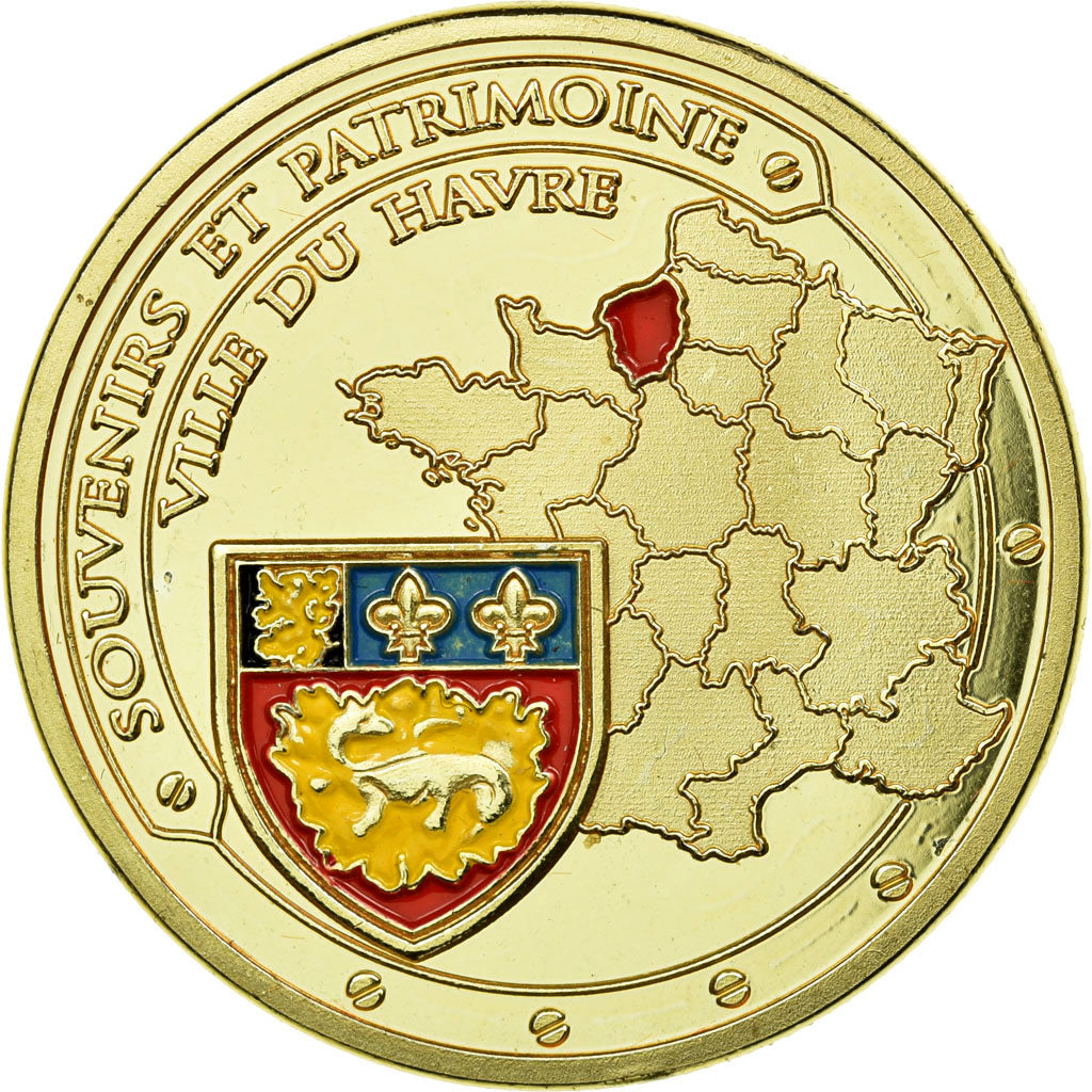 France, Token, Touristic token, Le Havre - Patrimoine mondial, Souvenirs et