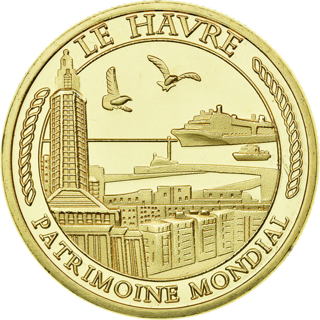 France, Token, Touristic token, Le Havre - Patrimoine mondial, Souvenirs et