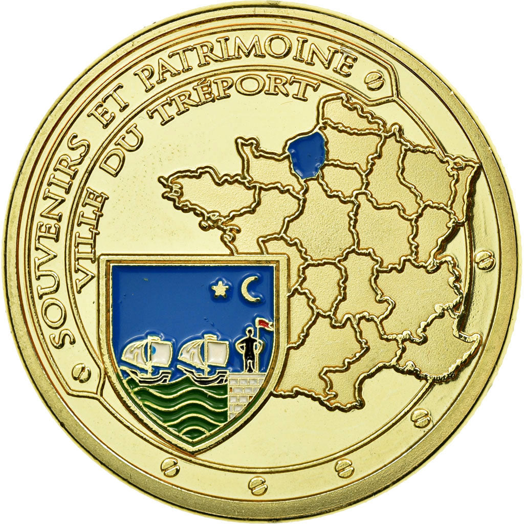 France, Token, Touristic token, 76/ Le Tréport - Funiculaire - 01/07/1908