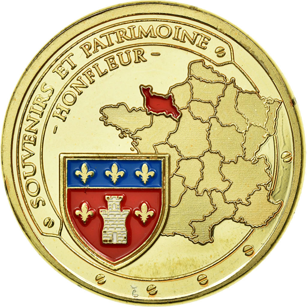 France, Token, Touristic token, Honfleur - Le port, Souvenirs et Patrimoine