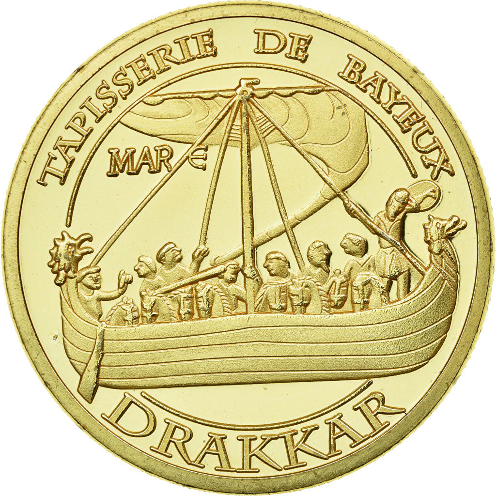 France, Token, Touristic token, 14/ Bayeux - Tapisseries - Drakkar, Souvenirs et