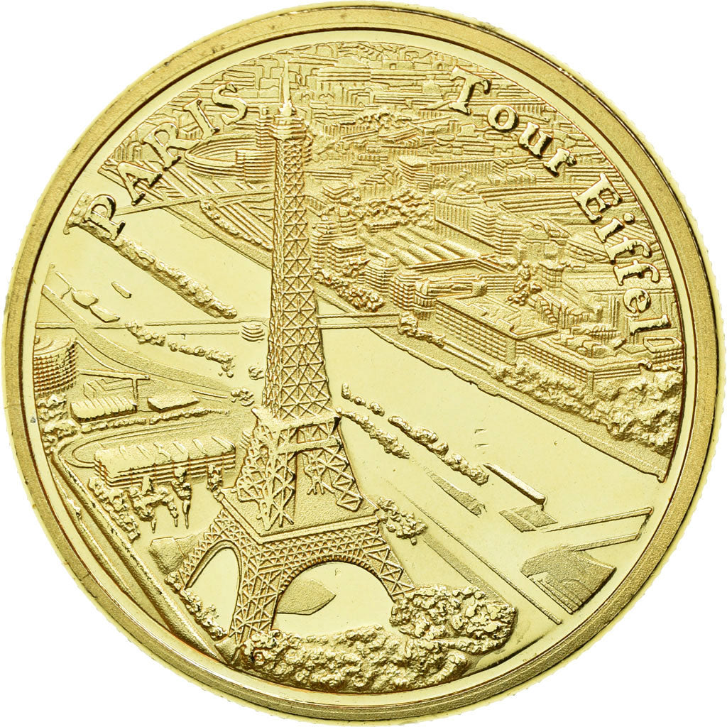France, Token, Touristic token, Paris - La Tour Eiffel et la Seine, Souvenirs et