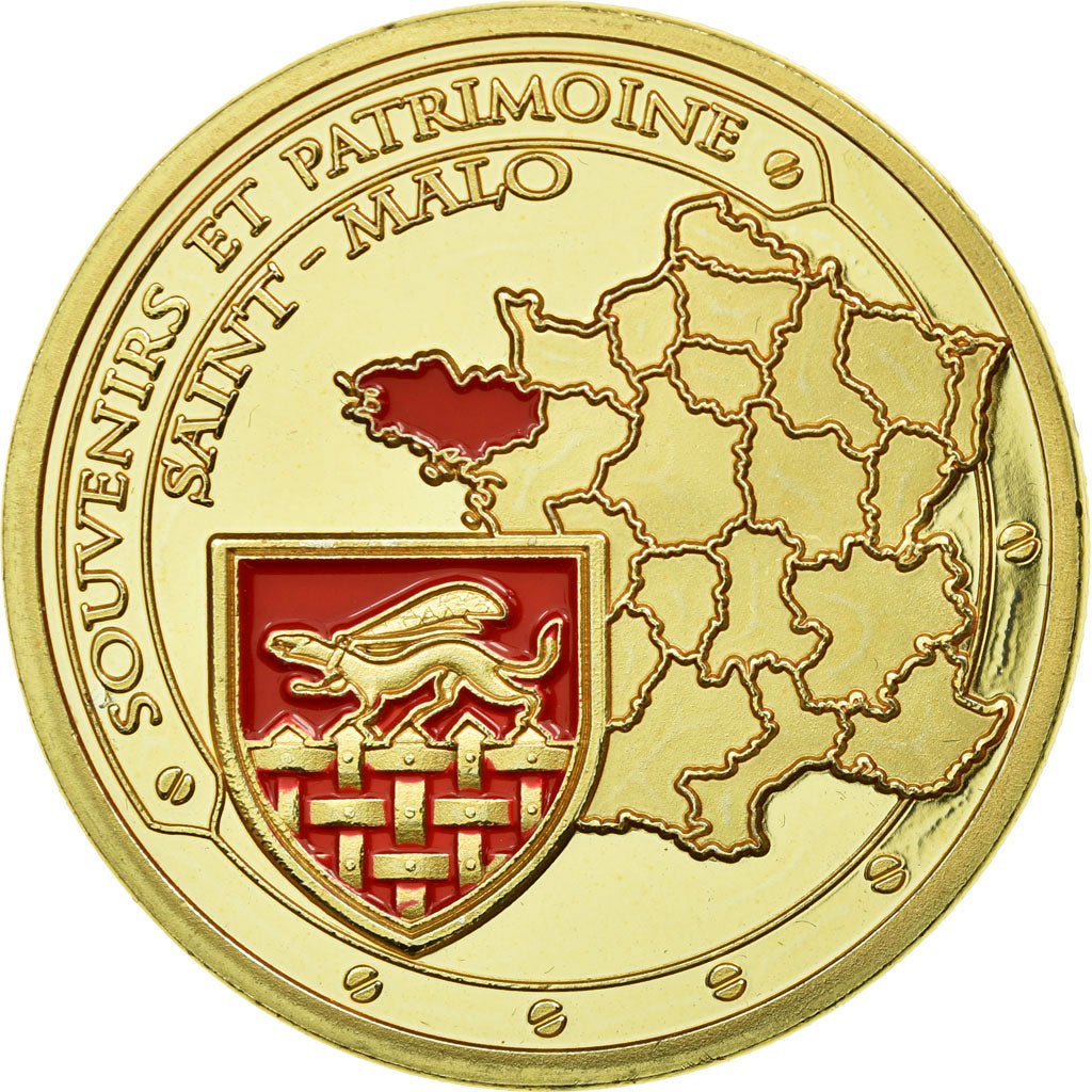 Francia, Token, Touristic token, Saint-Malo - Cité Corsaire, Souvenirs et