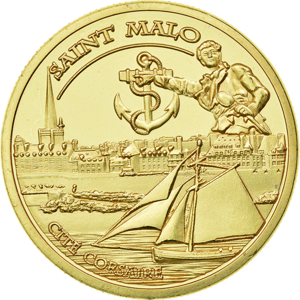 Francia, Token, Touristic token, Saint-Malo - Cité Corsaire, Souvenirs et