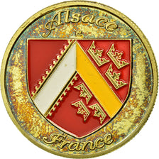 France, Jeton, Jeton Touristique, Alsace - La cigogne d'Alsace, Souvenirs et