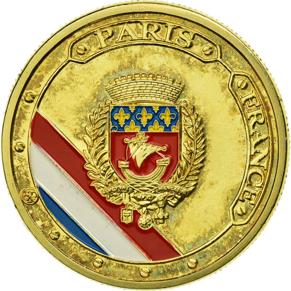 Francia, Token, Touristic token, Paris - Les 3 monuments, Souvenirs et