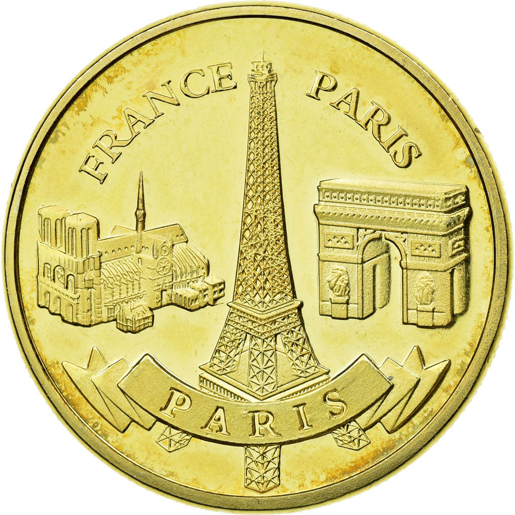 Francia, Token, Touristic token, Paris - Les 3 monuments, Souvenirs et