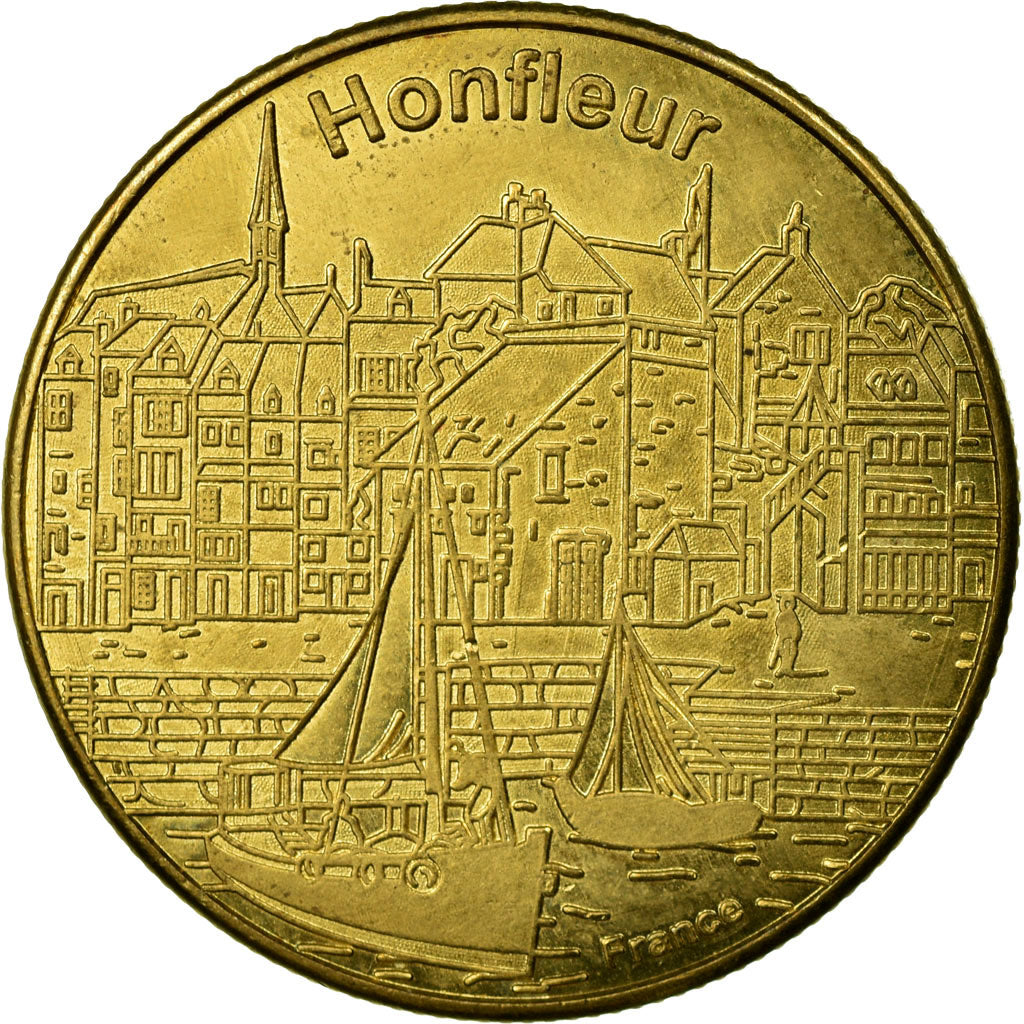France, Jeton, Tourist Token, Honfleur - Le port, Médaille de Collection, SUP