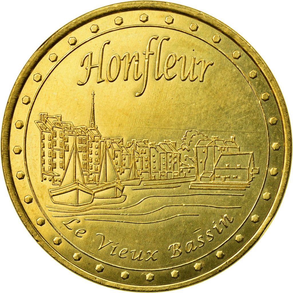France, Token, Touristic token, 14/ Honfleur - Pont de Normandie, Arts &