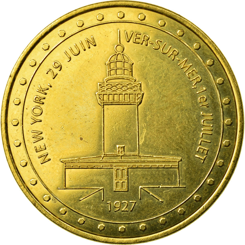 France, Token, Touristic token, 1927 - Première liaison aéropostale USA -