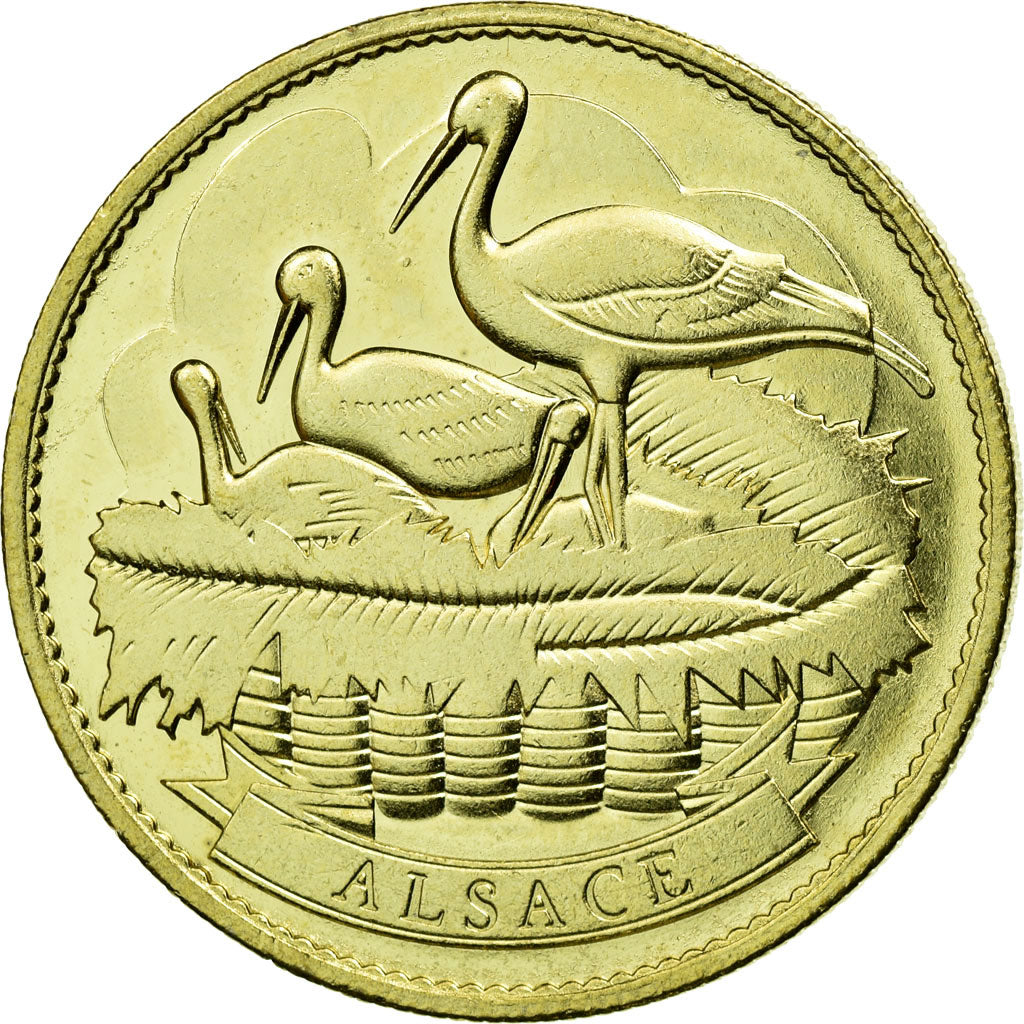 France, Jeton, Jeton Touristique, Alsace - La cigogne d'Alsace, Arts & Culture