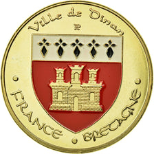 France, Jeton, Jeton Touristique, Dinan - Rue de l'horloge, Souvenirs et