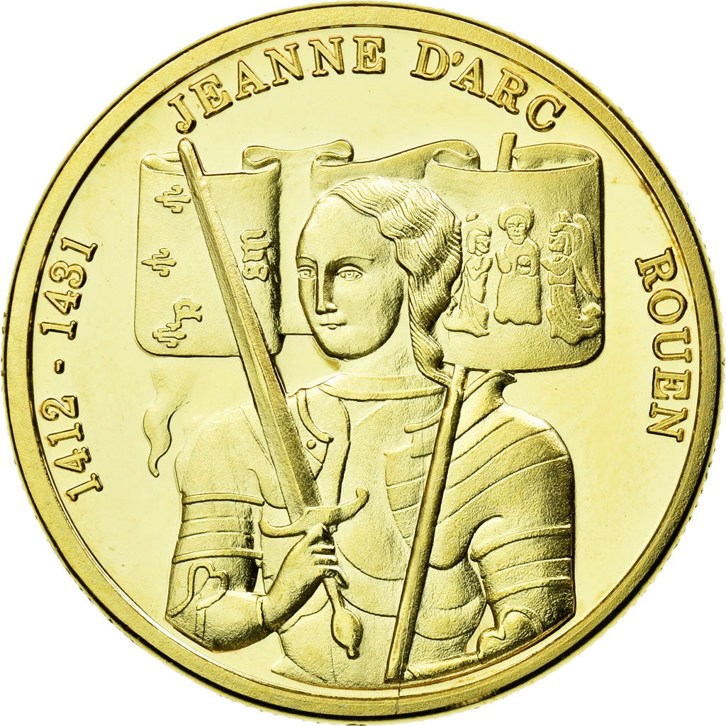 France, Jeton, Jeton Touristique, Rouen - Jeanne d'Arc - 1412-1431, Souvenirs et