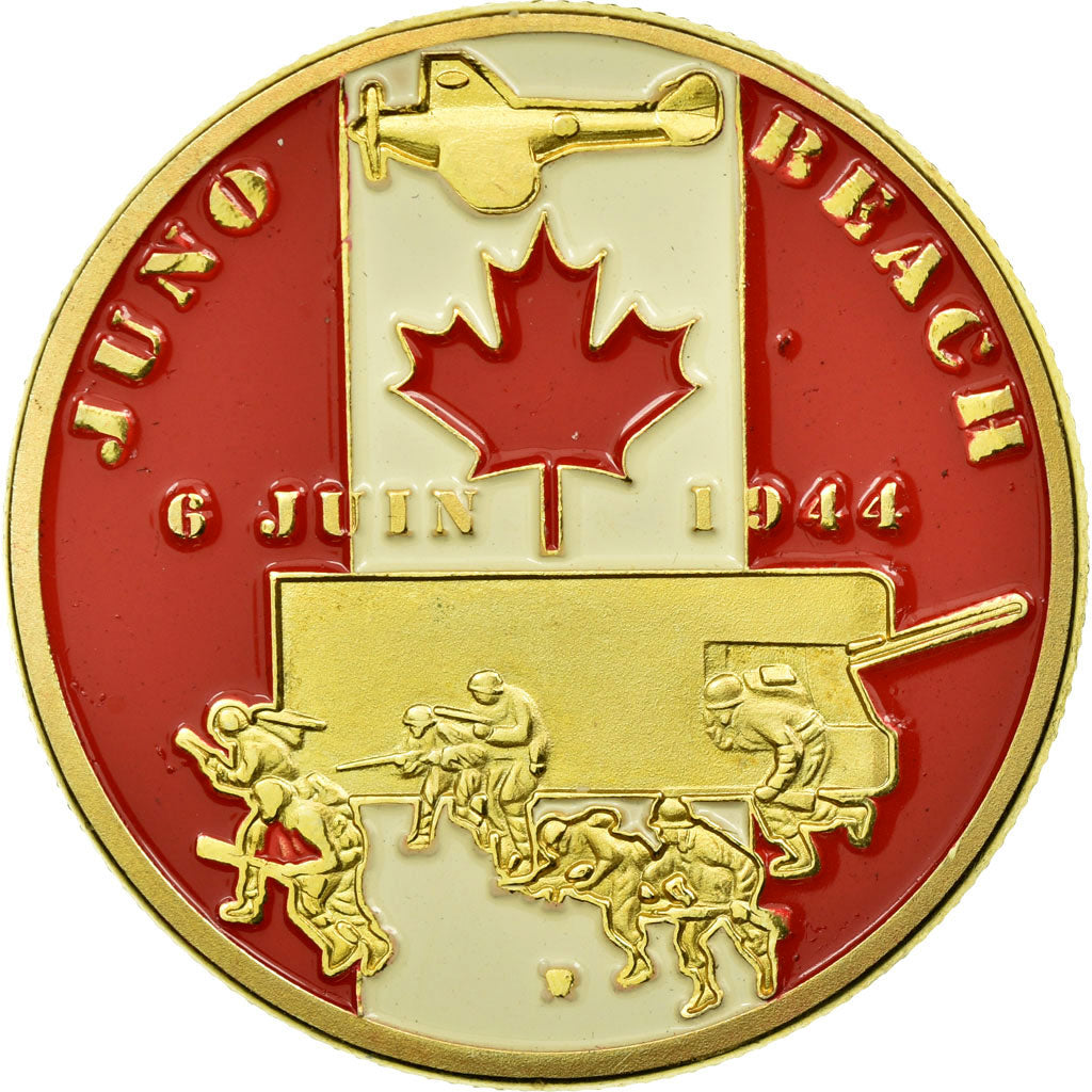 France, Token, Touristic token, D.Day - Juno Beach - 6 juin 1944, Souvenirs et