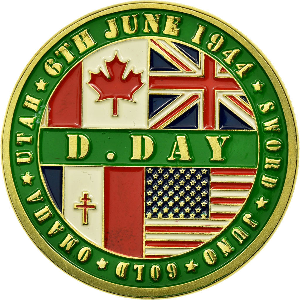 France, Token, Touristic token, D.Day - Juno Beach - 6 juin 1944, Souvenirs et