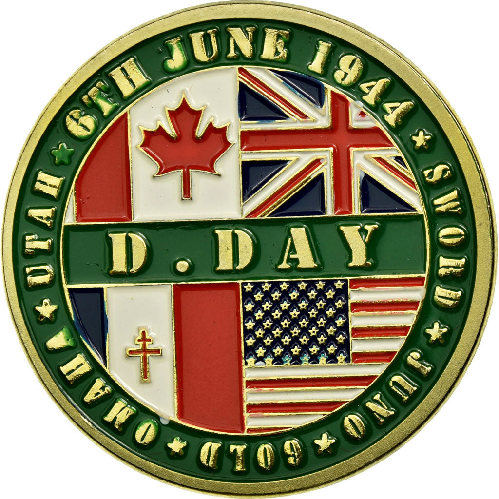 France, Jeton, Jeton Touristique, D.Day - Gold Beach - 6 juin 1944, Souvenirs et