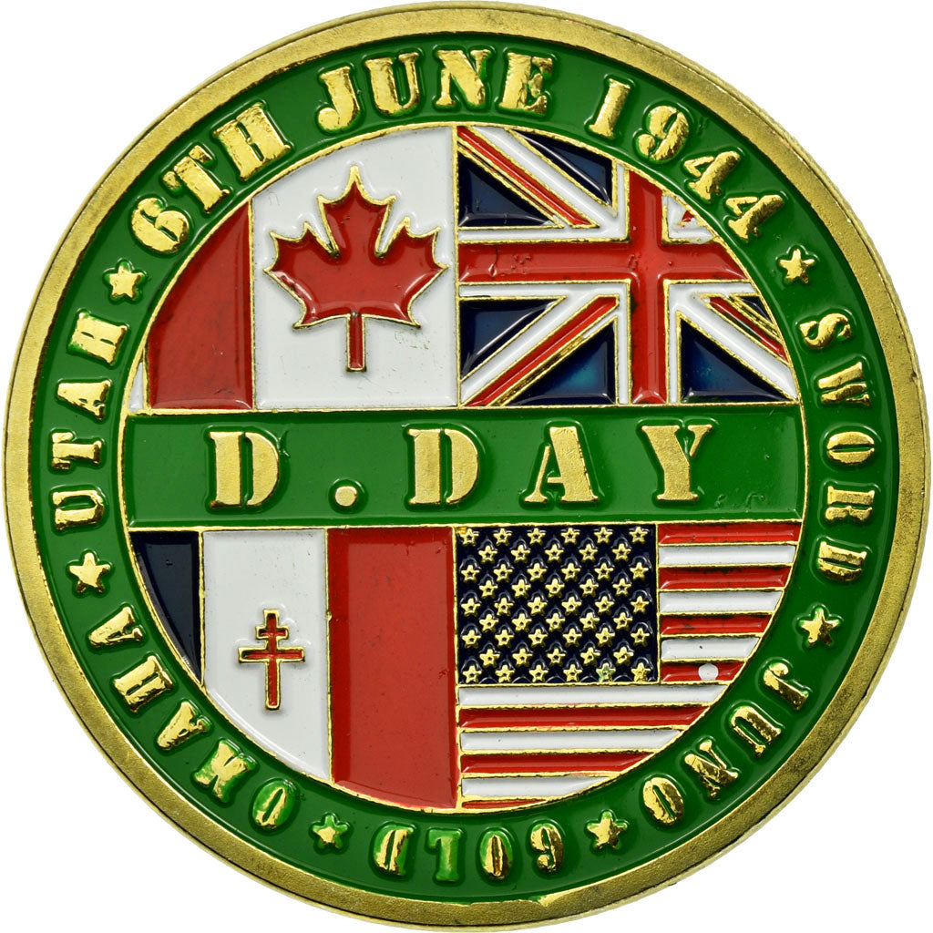 France, Token, Touristic token, D.Day - Utah Beach - 6 juin 1944, Souvenirs et