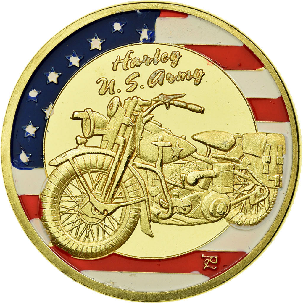 France, Token, Touristic token, U.S Army - Harley, Souvenirs et Patrimoine