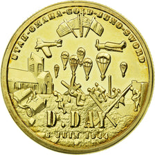 France, Token, Touristic token, Normandie - Sword, Juno, Gold, Omaha et Utah