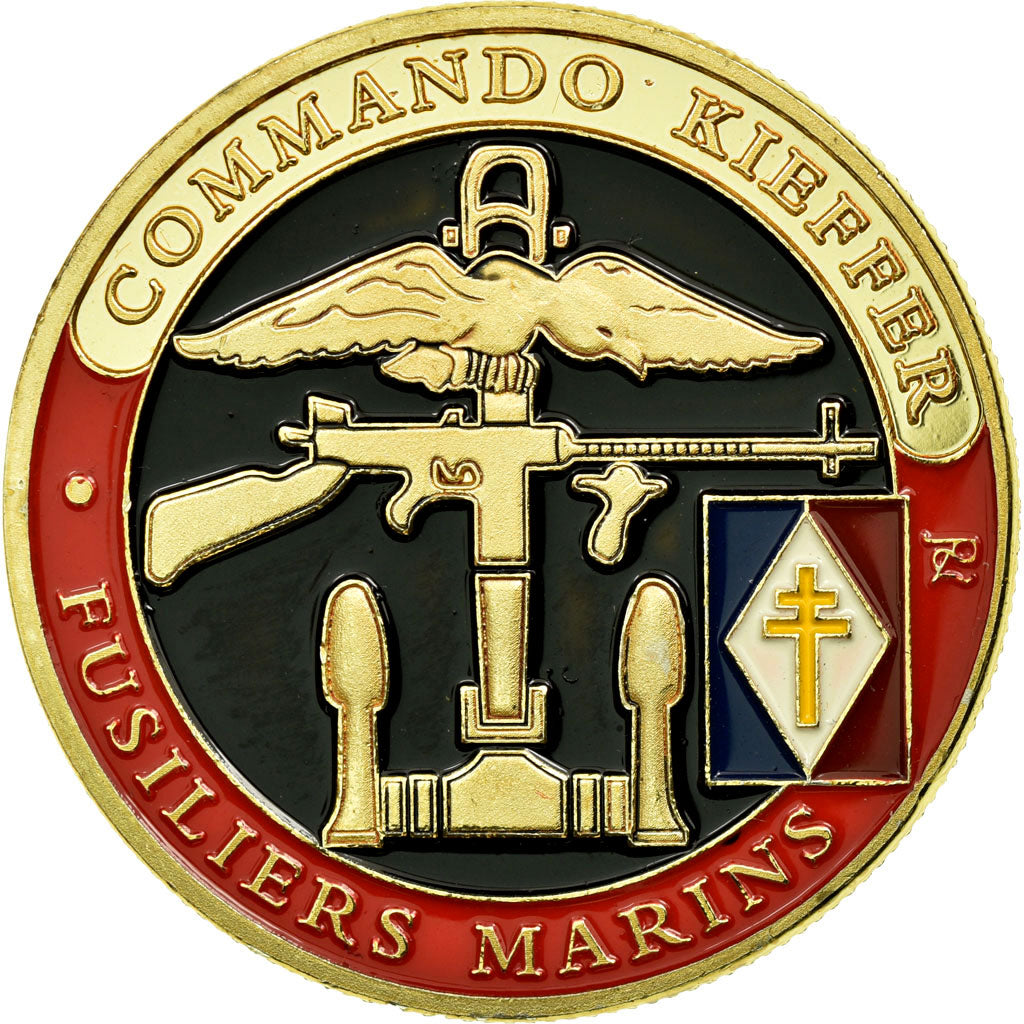 Frankrijk, Token, Toeristisch fiche, Commando Kieffer - Fusiliers Marins