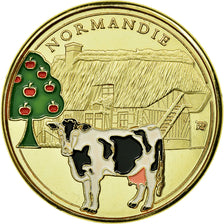 France, Jeton, Jeton Touristique, Normandie - Vache normande, Souvenirs et