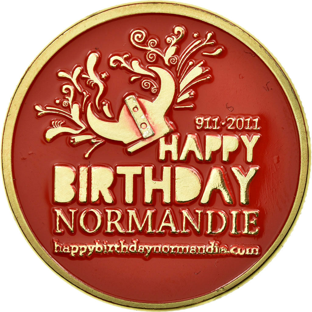 France, Token, Touristic token, Normandie - Happy Birthday - 911-2011, Souvenirs