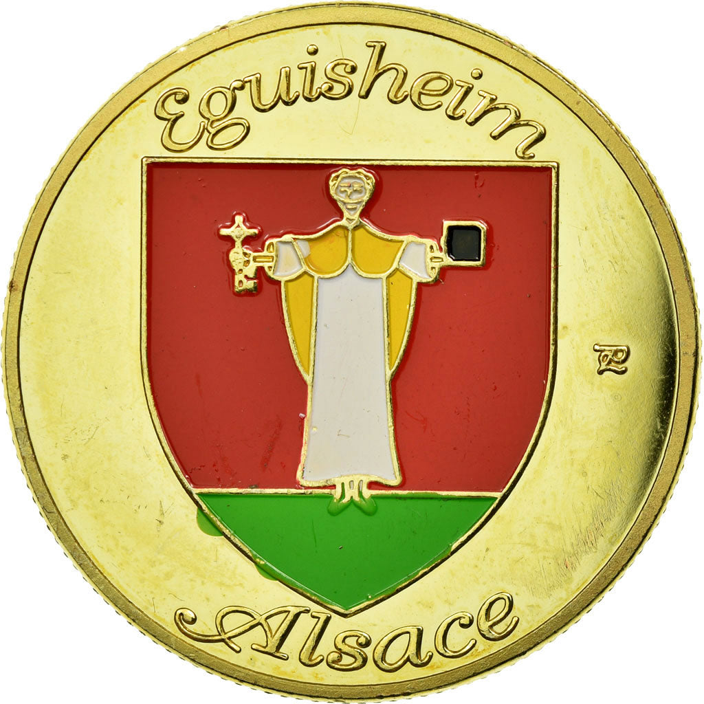 Francia, Token, Jetón turístico, Alsace - Eguisheim, Souvenirs et Patrimoine