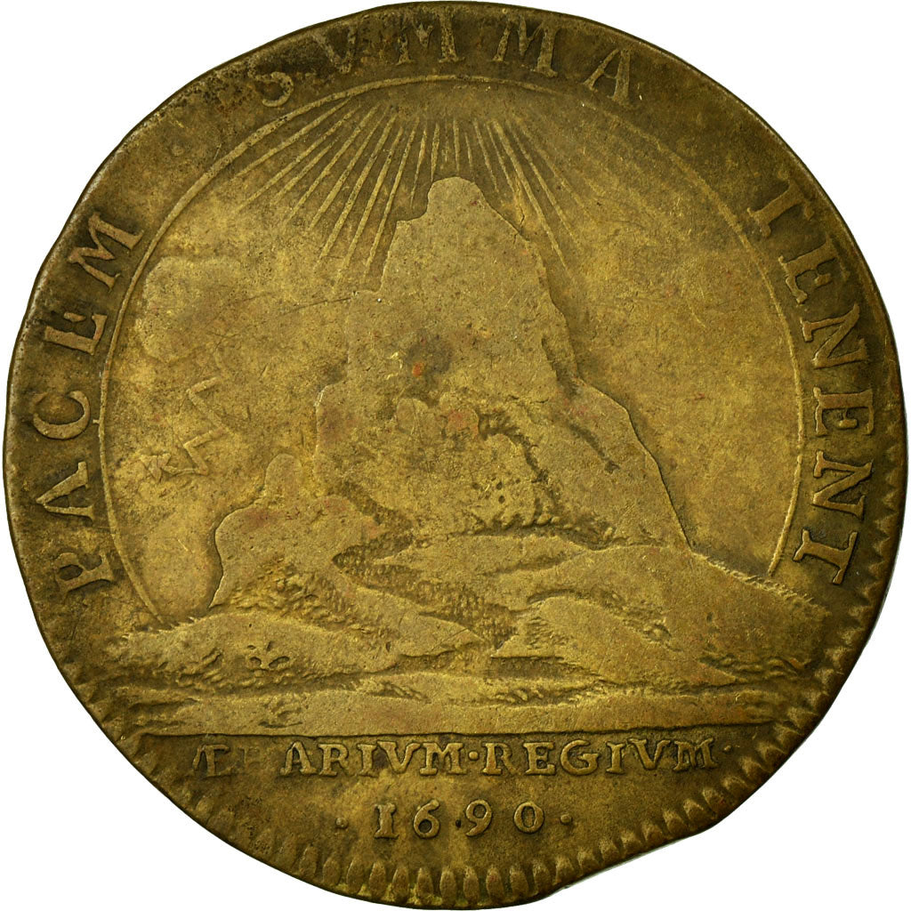 France, Token, Royal, VF(20-25), Copper