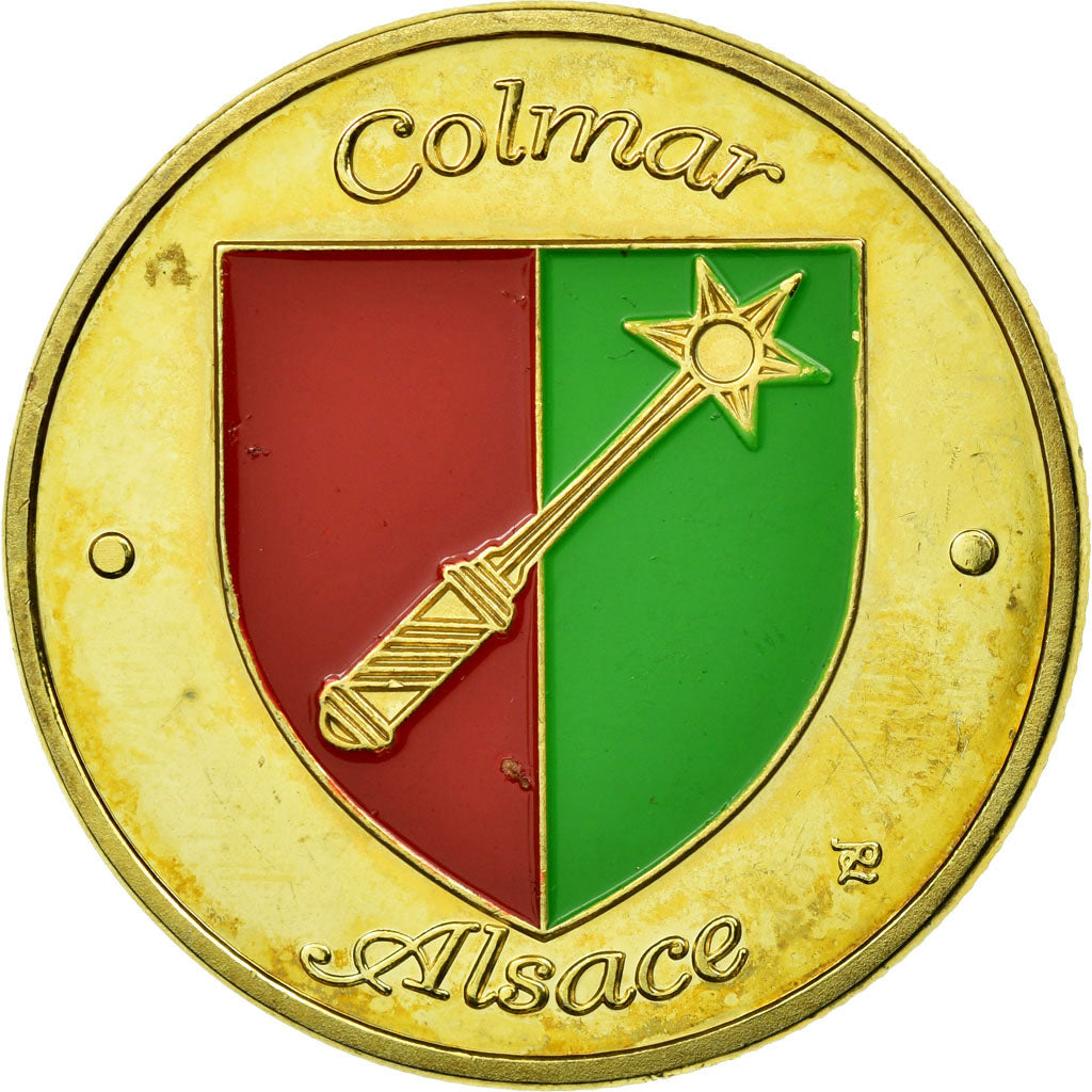 France, Jeton, Jeton Touristique, Colmar - La rue des marchands, Souvenirs et