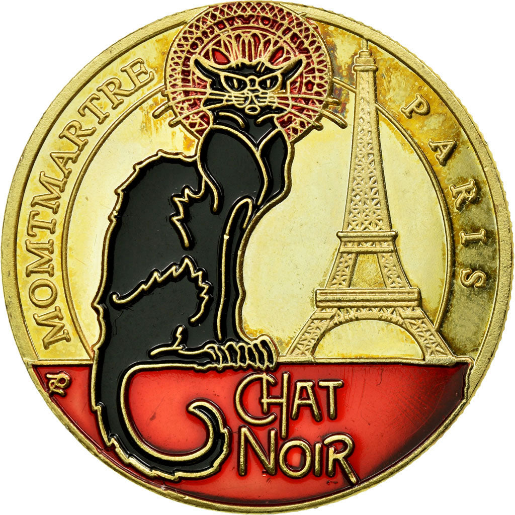 France, Token, Touristic token, Paris - Montmartre - Le Chat Noir, Souvenirs et
