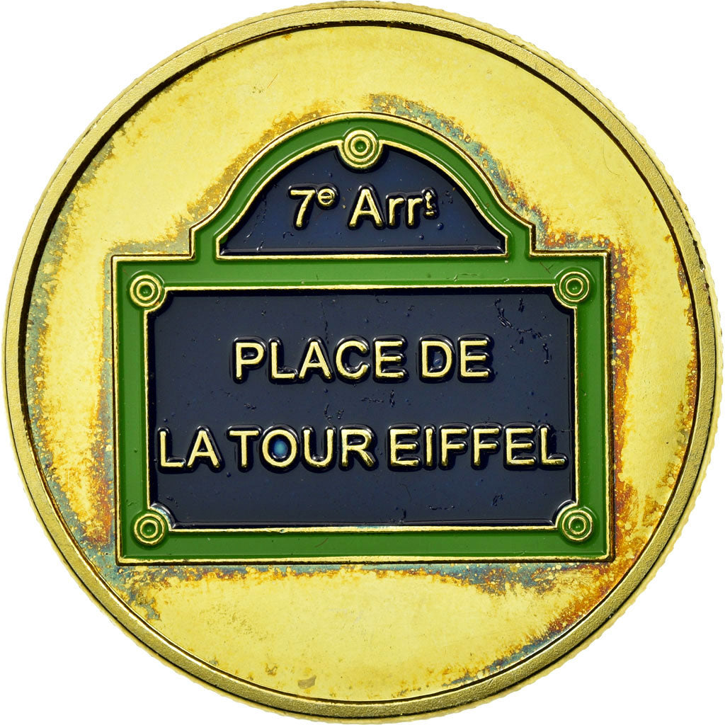 France, Token, Touristic token, Paris - Place de la Tour Eiffel, Souvenirs et