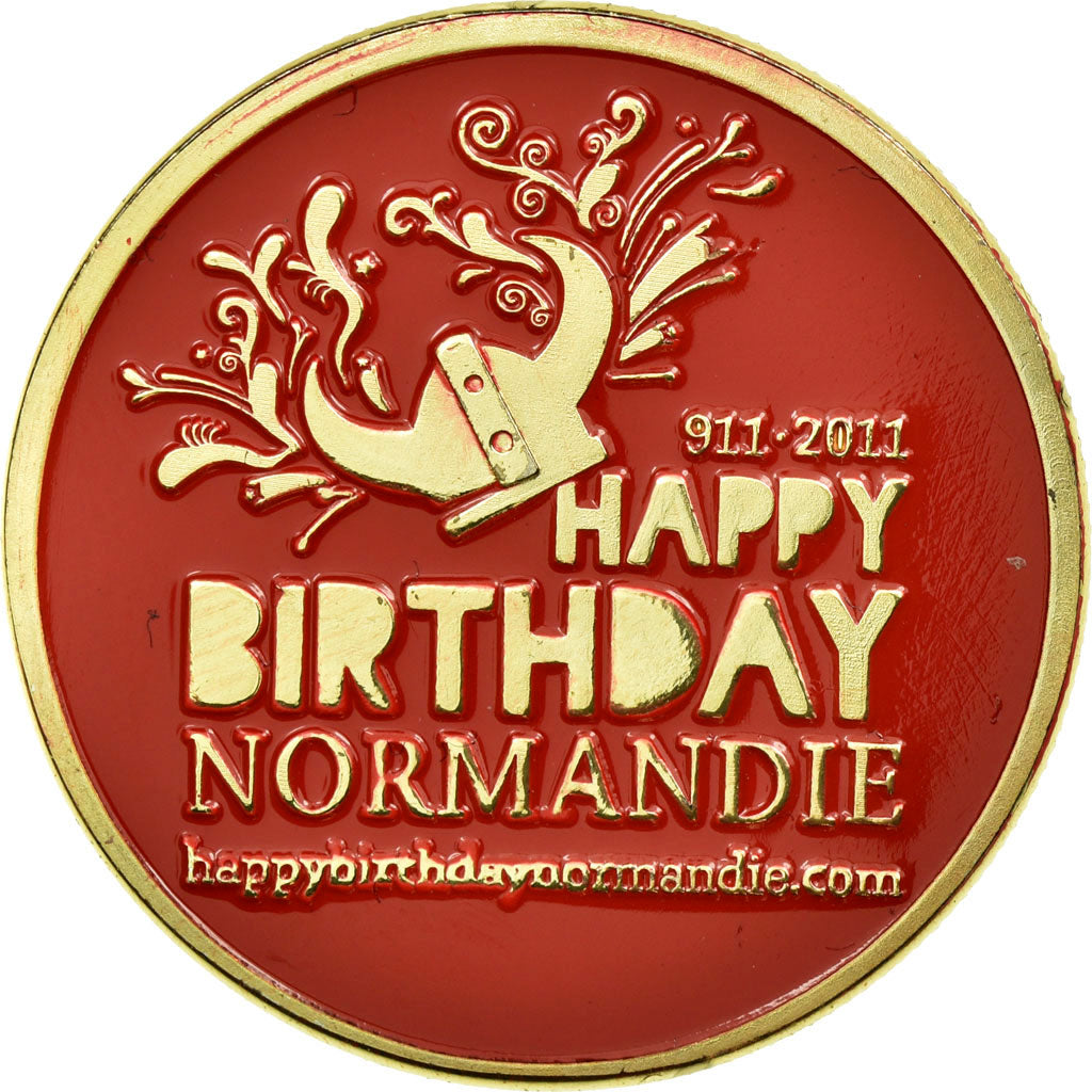 France, Token, Touristic token, Normandie - Happy Birthday - Guillaume le