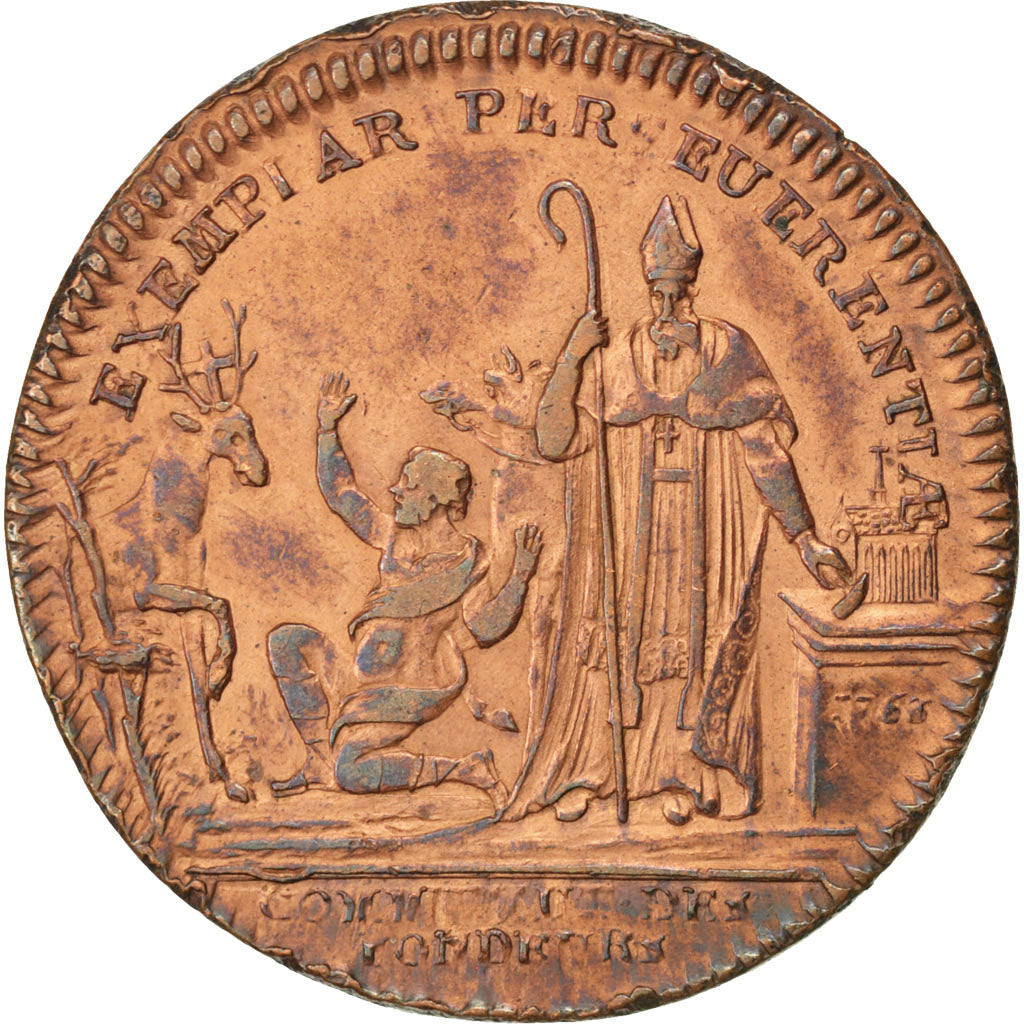 France, Trades, Token, AU(50-53), Copper, Feuardent #5102, 7.20