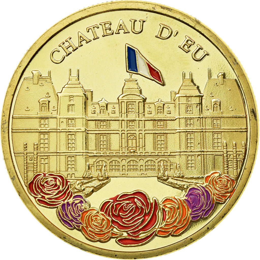France, Jeton, Jeton Touristique, Haute Normandie - Eu - Château, Souvenirs et