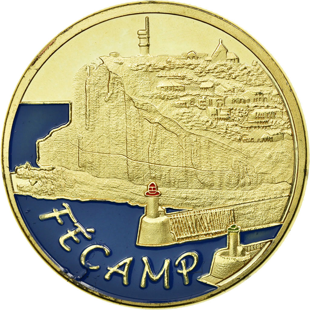 Francia, Token, Jetón turístico, Fécamp - Falaises, Souvenirs et Patrimoine