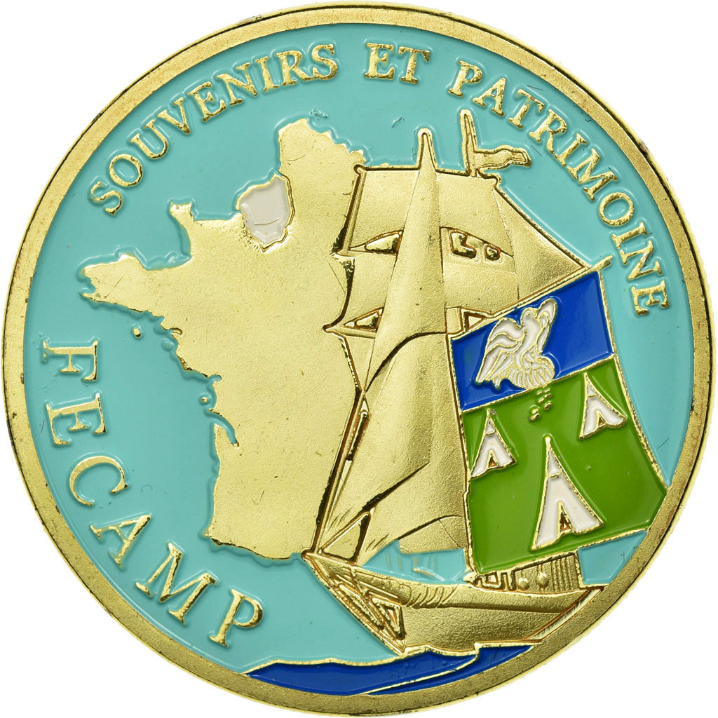 France, Token, Touristic token, 76/ Fécamp - Goélettes, Souvenirs et