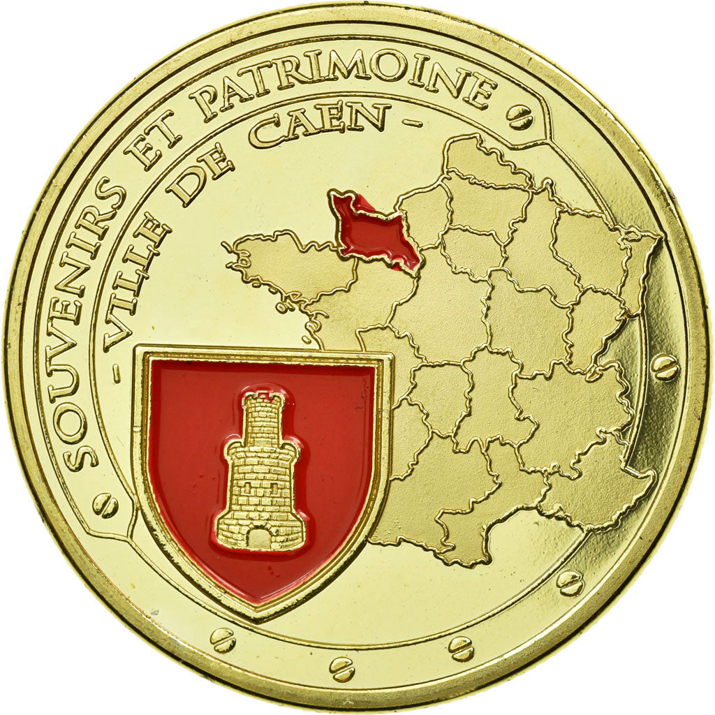 France, Token, Touristic token, Caen - Château ducal, Souvenirs et Patrimoine