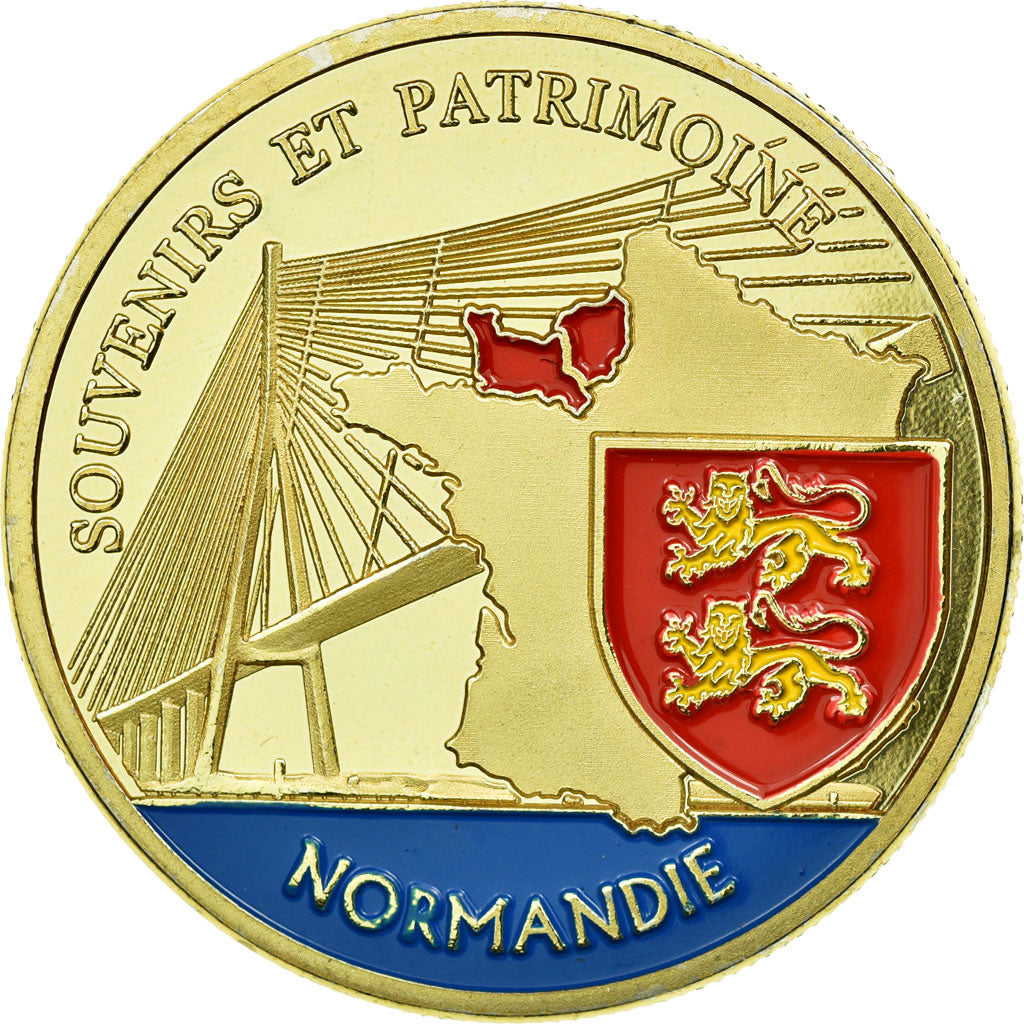 Francia, Token, Touristic token, Normandie - Pont de Normandie, Souvenirs et