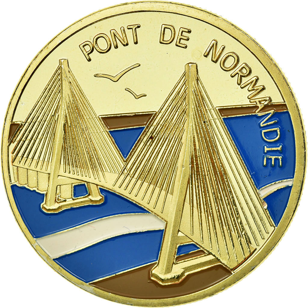 Francia, Token, Touristic token, Normandie - Pont de Normandie, Souvenirs et