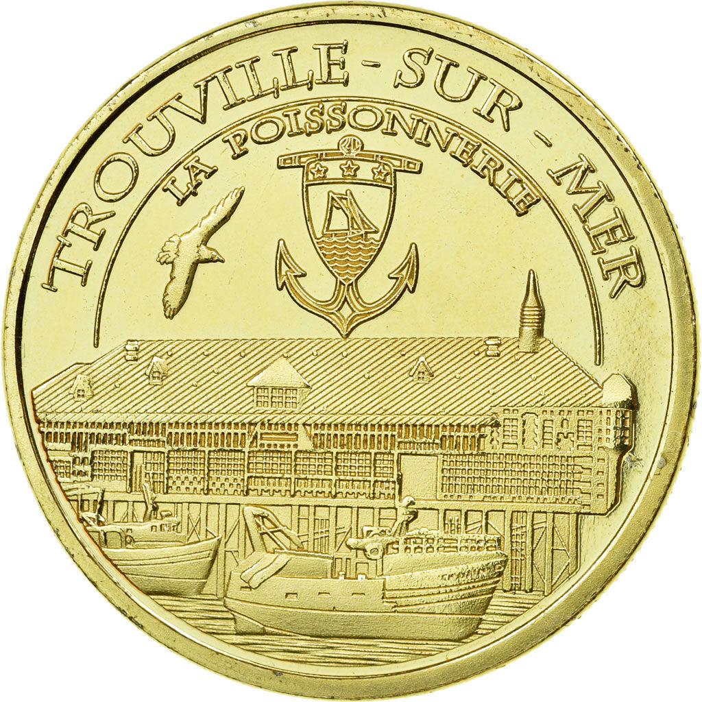 France, Token, Touristic token, Trouville-sur-Mer - La Poissonnerie, Souvenirs