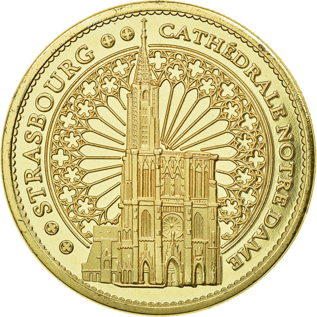 France, Token, Touristic token, Cathédrale Notre-Dame, Strasbourg, Souvenirs et