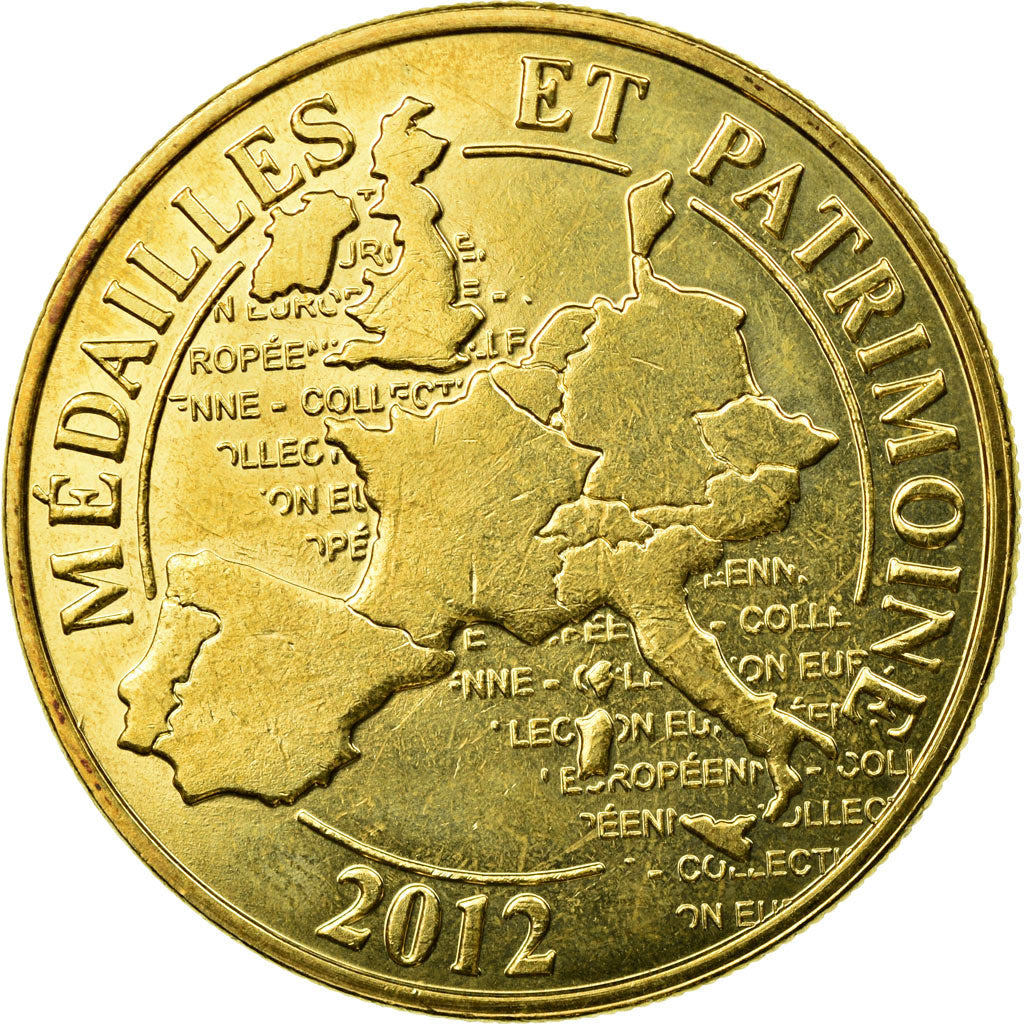 France, Token, Touristic token, Avignon, Palais des Papes, Médailles et