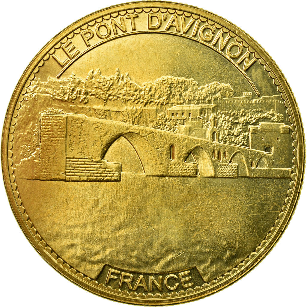 France, Token, Touristic token, Avignon - Le Pont d'Avignon, 2013, Médailles et