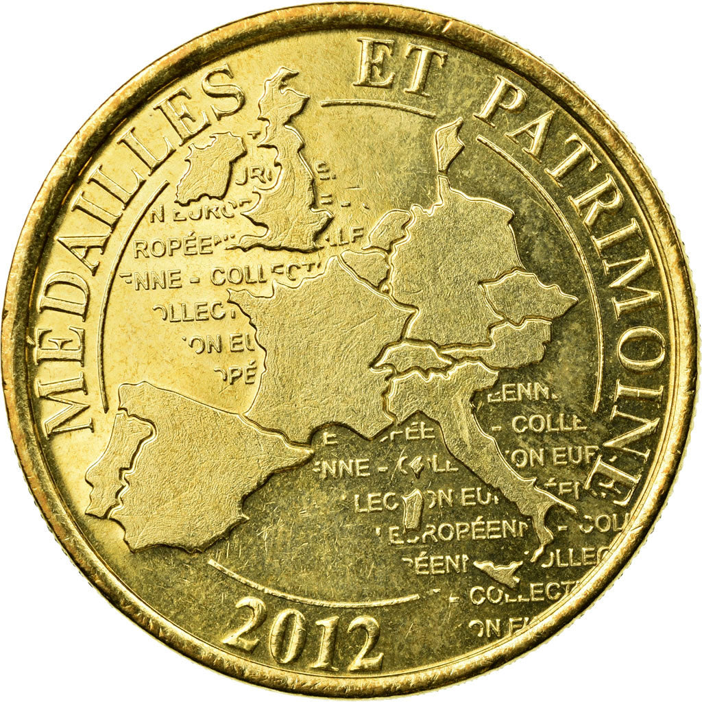 France, Token, Touristic token, Auch - Cathédrale Sainte-Marie, 2012