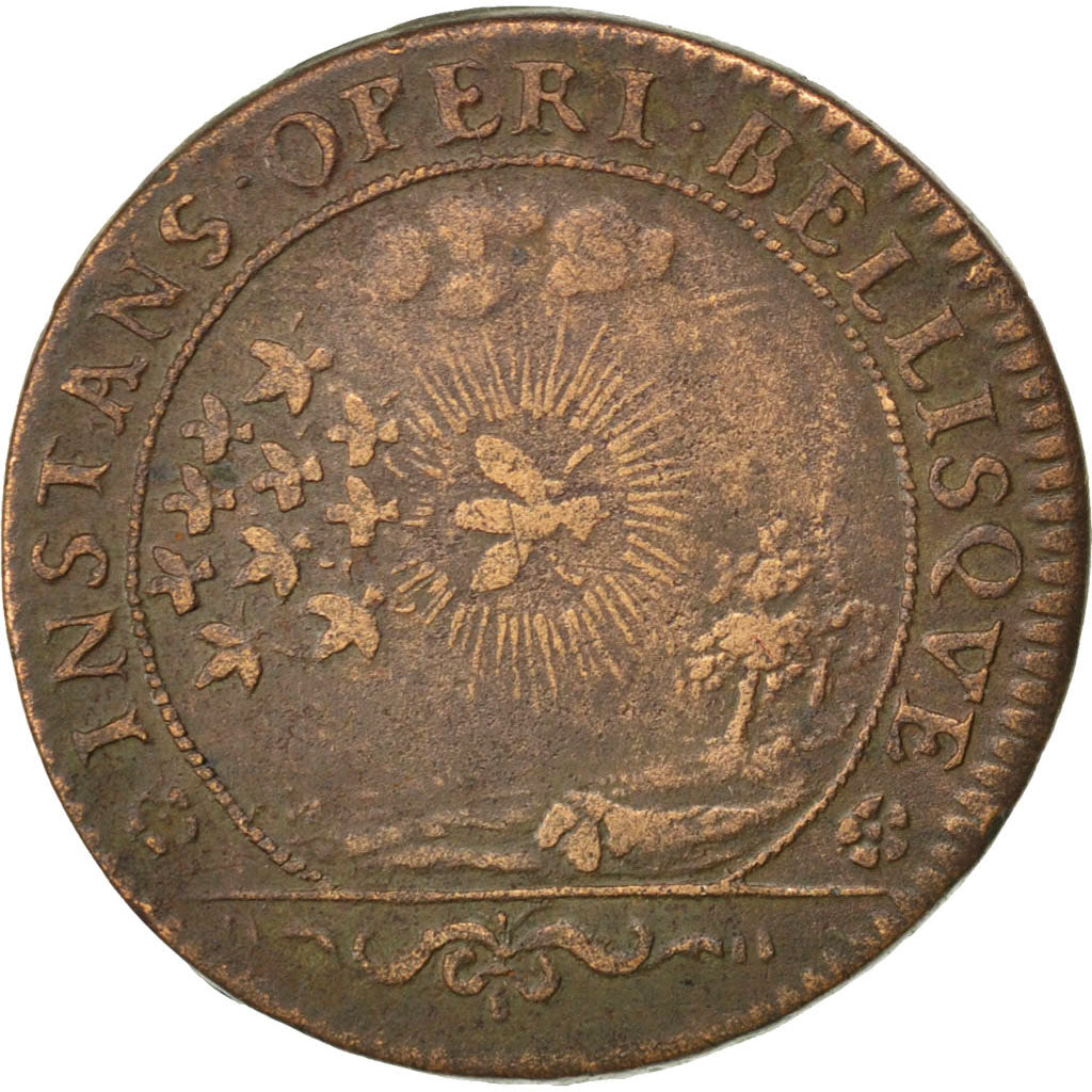 France, Royal, Token, EF(40-45), Cuivre, 24, Feuardent #440, 5.10