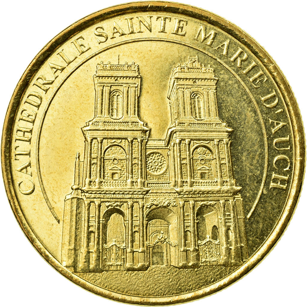 France, Token, Touristic token, Auch - Cathédrale Sainte-Marie, 2013