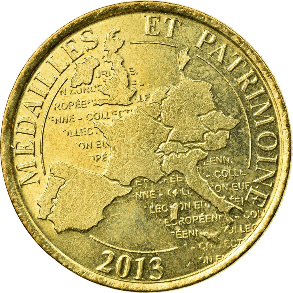 France, Token, Touristic token, Auch - Cathédrale Sainte-Marie, 2013