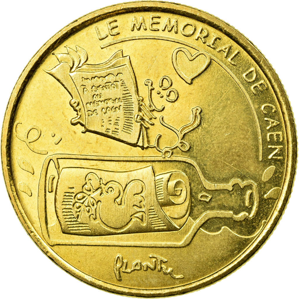 France, Token, Touristic token, 14/ Mémorial de Caen, 2010, Médailles et