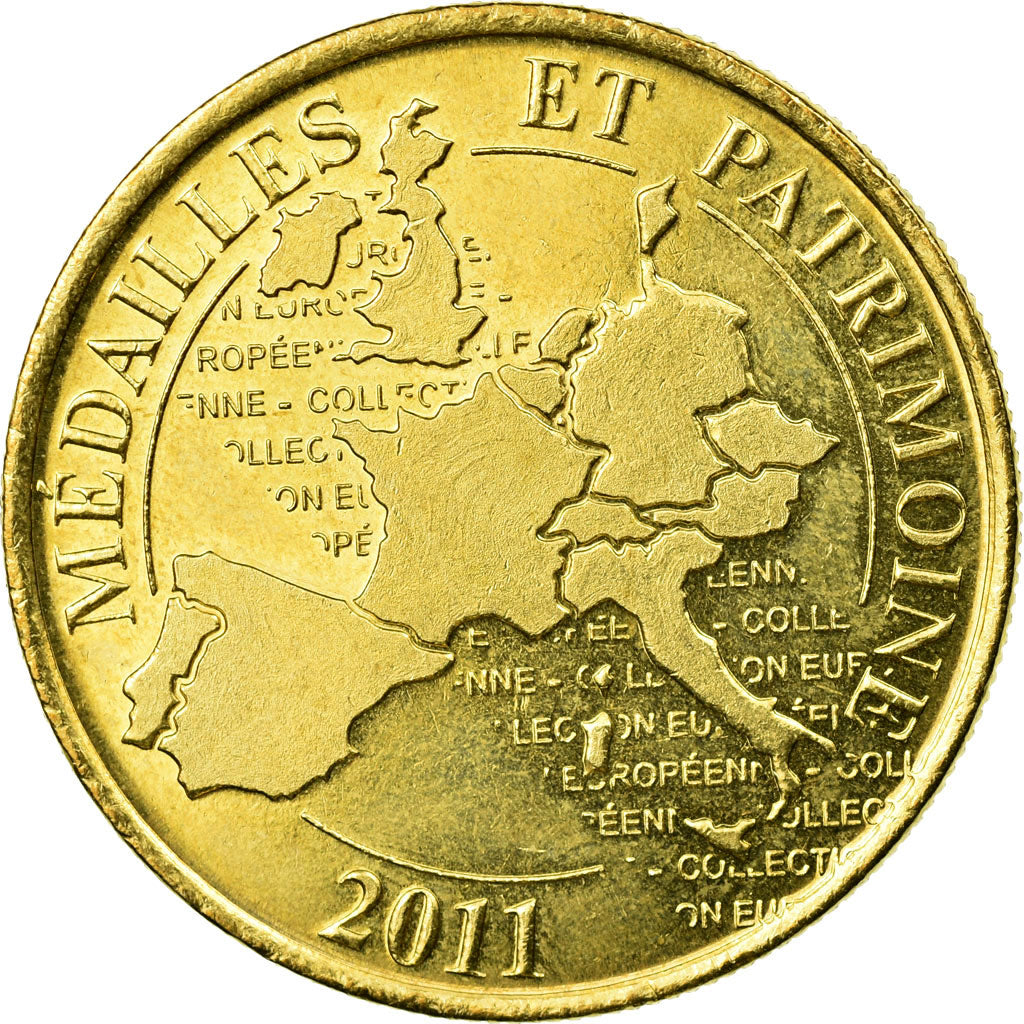 France, Token, Touristic token, 14/ Mémorial de Caen, 2010, Médailles et