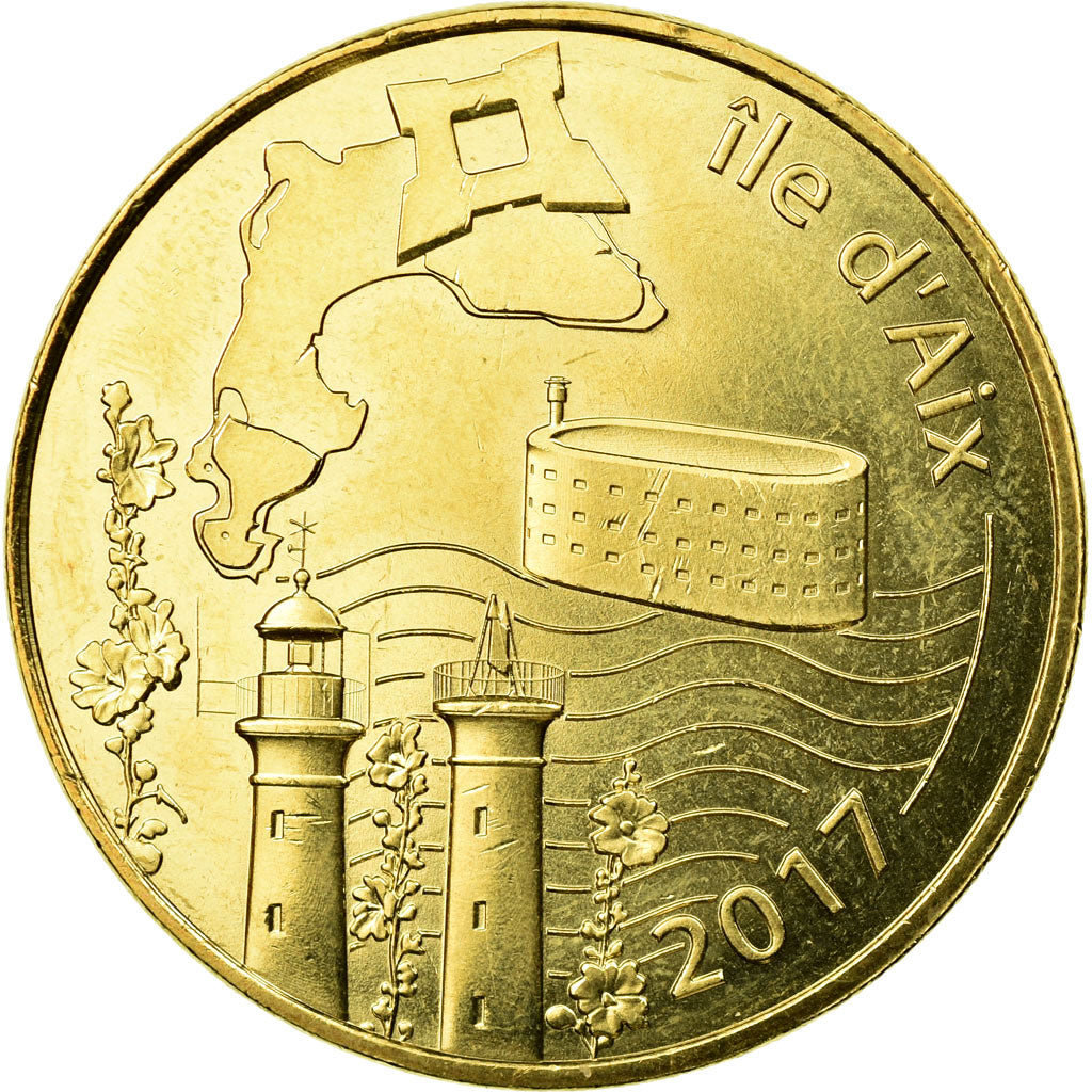 Francia, Token, Ile d'Aix -  n°4, 2017, SPL-, Rame-nichel-alluminio